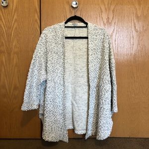 Oversized Ecoté cardigan